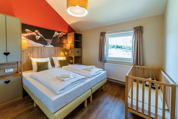 Center Parcs Park Allgäu - Wohnbeispiel Haus Premium (Zimmercodierungen BM1, BM2, BD5 & BD6)