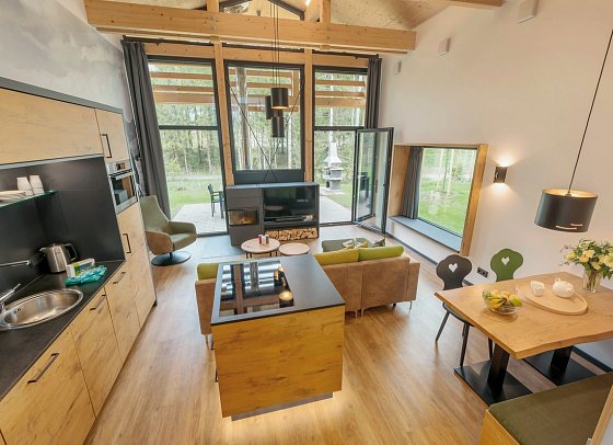 Center Parcs Park Allgäu - Wohnbeispiel Haus Exclusive (Zimmercodierungen BD3, BD4, BT1 & BT2)