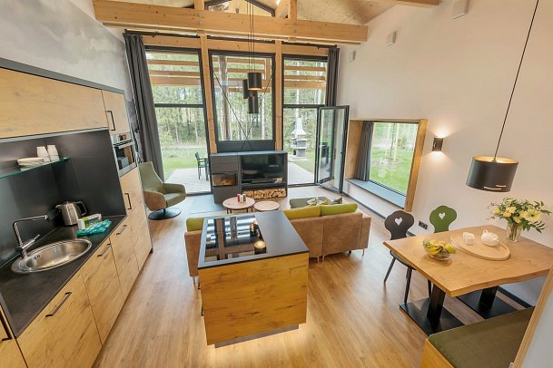 Center Parcs Park Allgäu - Wohnbeispiel Haus Exclusive (Zimmercodierungen BD3, BD4, BT1 & BT2)