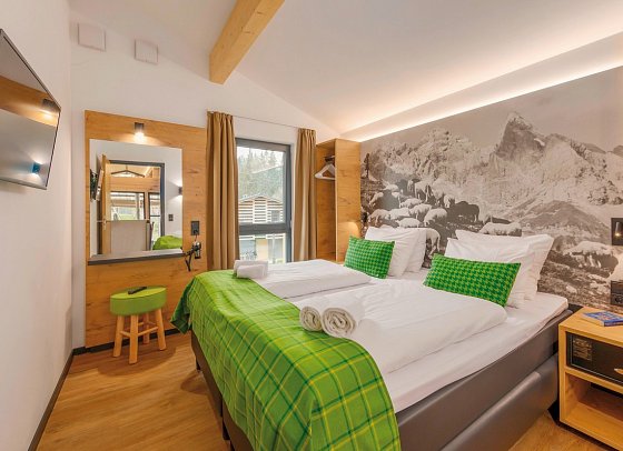 Center Parcs Park Allgäu - Wohnbeispiel Haus Exclusive (Zimmercodierungen BD3, BD4, BT1 & BT2)