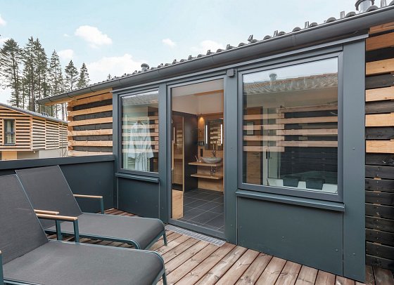 Center Parcs Park Allgäu - Wohnbeispiel Haus Exclusive (Zimmercodierungen BD3, BD4, BT1 & BT2)