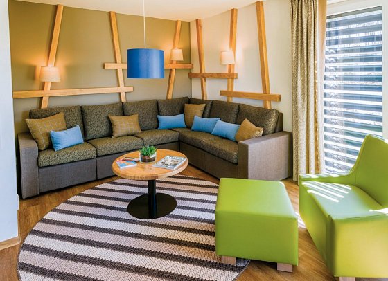 Center Parcs Park Allgäu - Wohnbeispiel Haus Premium (Zimmercodierungen BM1, BM2, BD5 & BD6)