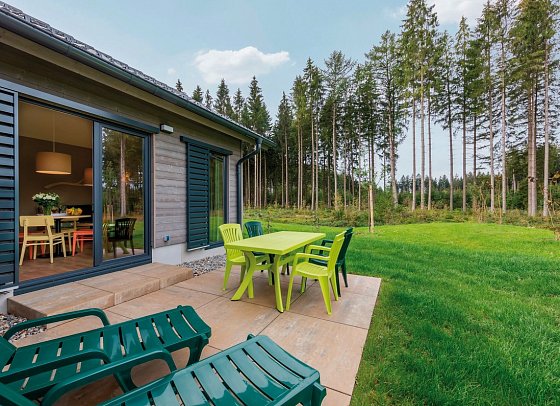 Center Parcs Park Allgäu - Wohnbeispiel Haus Comfort (Zimmercodierungen BF1, BF2, BB1 & BB2)