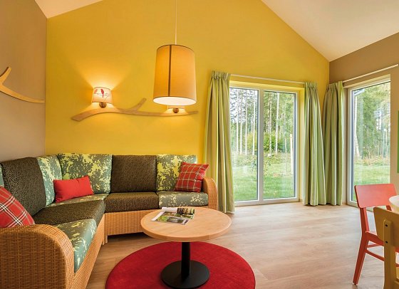 Center Parcs Park Allgäu - Wohnbeispiel Haus Comfort (Zimmercodierungen BF1, BF2, BB1 & BB2)
