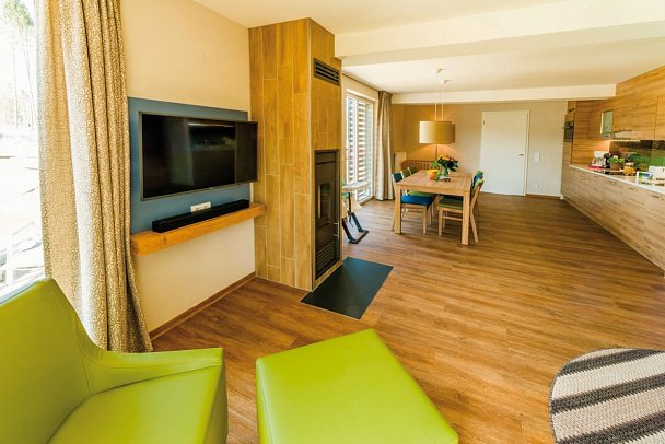 Center Parcs Park Allgäu - Wohnbeispiel Haus Premium (Zimmercodierungen BM1, BM2, BD5 & BD6)