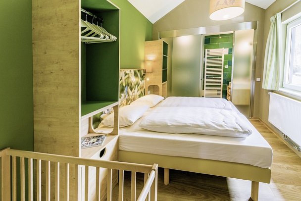 Center Parcs Park Allgäu - Wohnbeispiel Haus Comfort (Zimmercodierungen BF1, BF2, BB1 & BB2)