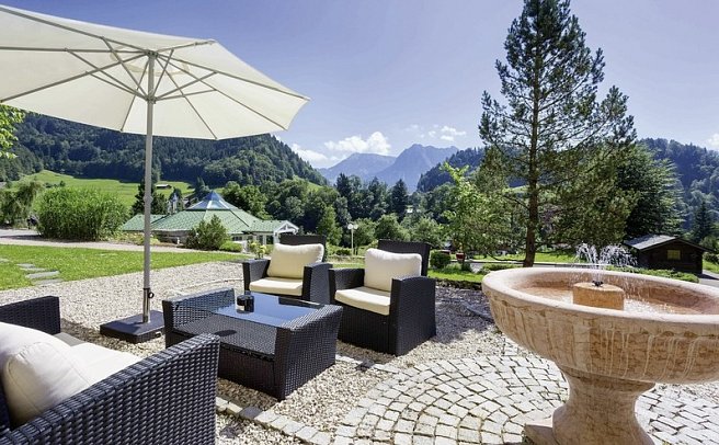 Alpenhotel Oberstdorf - ein Rovell Hotel - Lounge-Terrasse