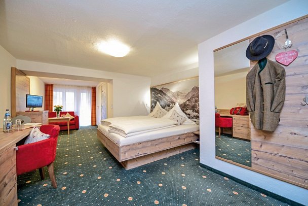 Hotel Sonnenbichl am Rotfischbach - Wohnbeispiel Doppelzimmer Komfort (Zimmercodierung DF2)