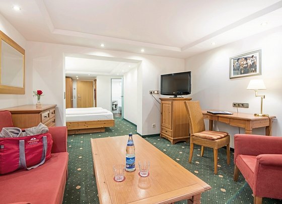 Sonnenbichl Hotel am Rotfischbach - Wohnbeispiel Doppelzimmer Komfort Südbalkon (Zimmercodierung DF1)