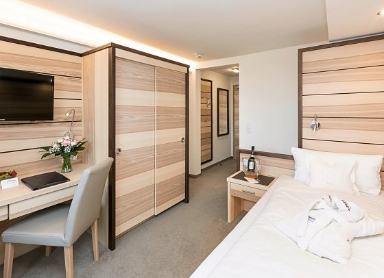 Hotel Filser - Wohnbeispiel Einzelzimmer Komfort (Zimmercodierung EF1)
