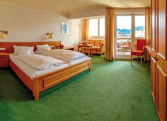 Hotel Filser - Wohnbeispiel Doppelzimmer Komfort (Zimmercodierung DF1)