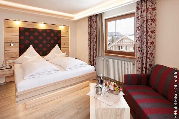 Hotel Filser - Wohnbeispiel Doppelzimmer (Zimmercodierung DB1)