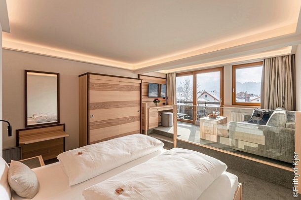 Hotel Filser - Wohnbeispiel Doppelzimmer Komfort (Zimmercodierung DF1)