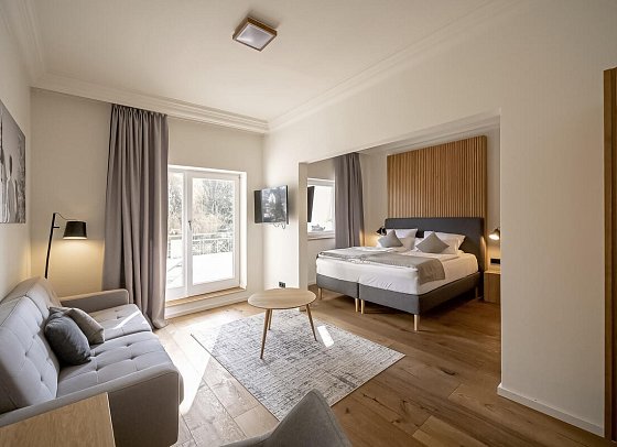 Das Parkhotel – Südtirols nördlichster Punkt - Wohnbeispiel Parksuite (Zimmercodierung WB1)