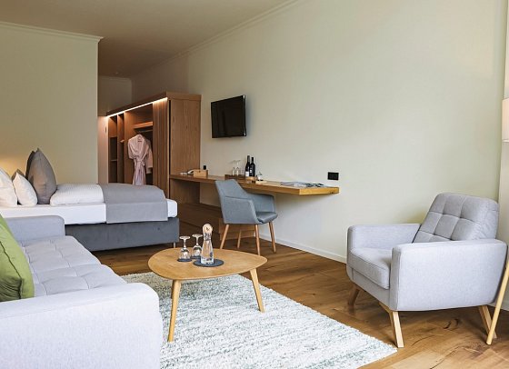 Das Parkhotel – Südtirols nördlichster Punkt - Wohnbeipsiel Doppelzimmer Superior (Zimmercodierung DS1)