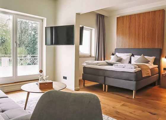 Das Parkhotel – Südtirols nördlichster Punkt - Wohnbeispiel Parksuite (Zimmercodierung WB1)