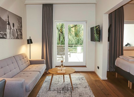 Das Parkhotel – Südtirols nördlichster Punkt - Wohnbeispiel Parksuite (Zimmercodierung WB1)