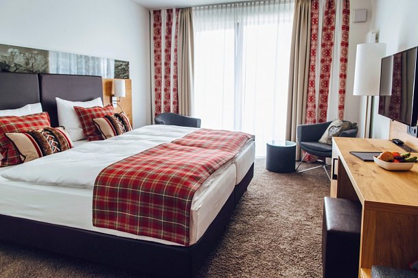 Hotel edita - Wohnbeispiel Doppelzimmer Deluxe (Zimmercodierung DD1)