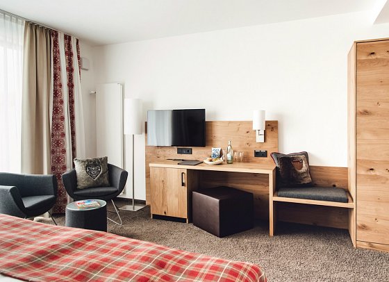Hotel edita - Wohnbeispiel Doppelzimmer Deluxe (Zimmercodierung DD1)