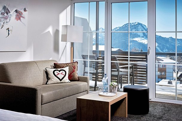 Panoramahotel Oberjoch - Wohnbeispiel Doppelzimmer (Zimmercodierung DB1)