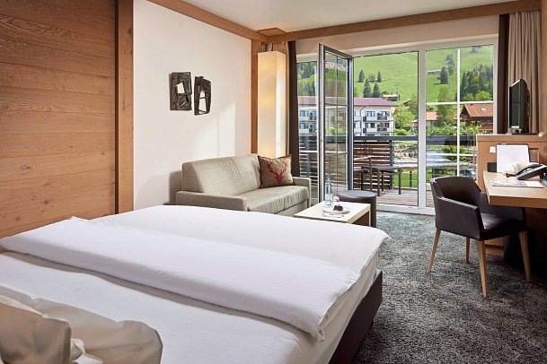 Panoramahotel Oberjoch - Wohnbeispiel Doppelzimmer (Zimmercodierung DB1)