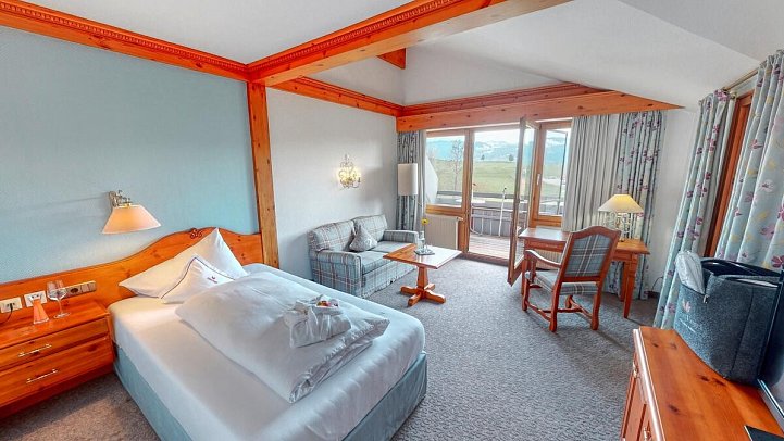 Hotel Dein Engel - Wohnbeispiel Einzelzimmer Deluxe Bergtraum (Zimmercodierung ED1)