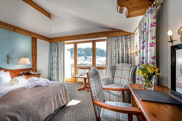 Hotel Dein Engel - Wohnbeispiel Einzelzimmer Deluxe Bergtraum (Zimmercodierung ED1)