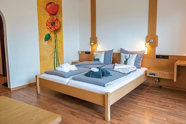 Neubichler Alm - Wohnbeispiel Doppelzimmer Panoramablick (Zimmercodierung DB2)