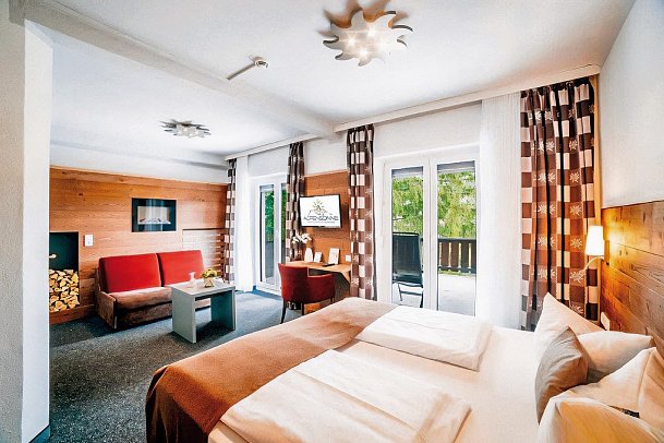 Alpensonne Tegernsee - Wohnbeispiel Doppelzimmer Komfort (Zimmercodierung DF1)