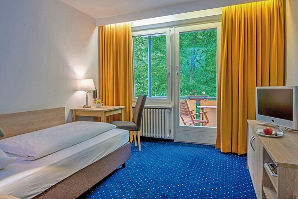 Hotel Bayern Vital - Wohnbeispiel Einzelzimmer (Zimmercodierung EB1)
