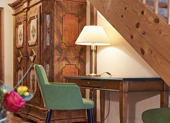 Riessersee Hotel - Wohnbeispiel Maisonette Zimmer (Zimmercodierung MB1)