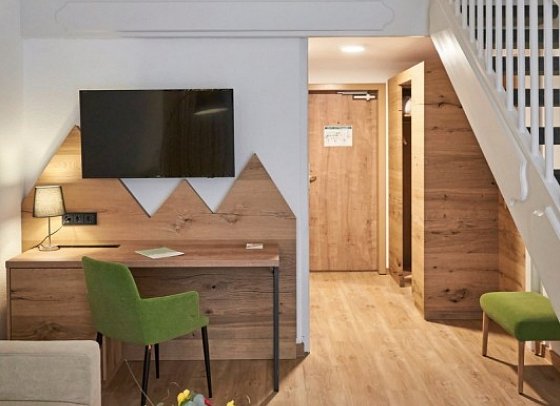 Riessersee Hotel - Wohnbeispiel Maisonette Alpine Zimmer (Zimmercodierung MB2)