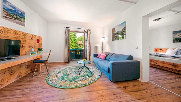 Das Bergmayr - Chiemgauer Alpenhotel - Wohnbeispiel Suite Auszeit (Zimmercodierung WF1)