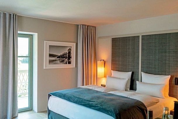 Parkhotel Egerner Höfe - Wohnbeispiel Doppelzimmer Komfort (Zimmercodierung DF1)