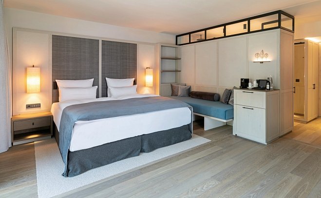 Parkhotel Egerner Höfe - Wohnbeispiel Doppelzimmer Deluxe (Zimmercodierung DD1)