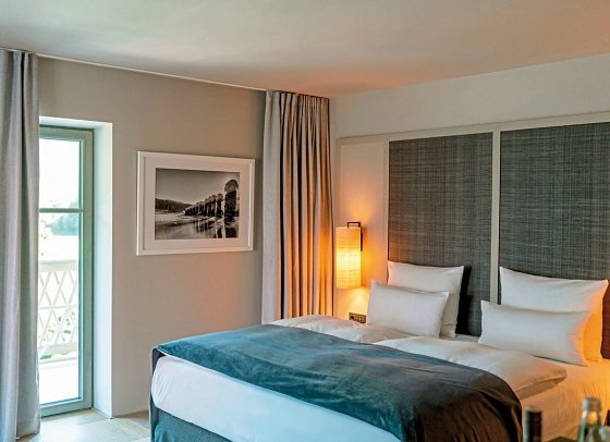 Parkhotel Egerner Höfe - Wohnbeispiel Doppelzimmer Komfort (Zimmercodierung DF1)