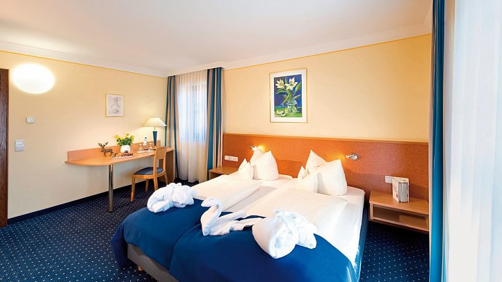 Schmelmer Hof - Wohnbeispiel Doppelzimmer Komfort (Zimmercodierung DF1)