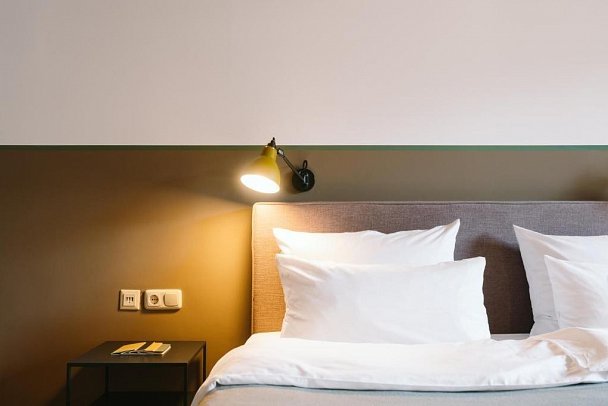 HENRI Hotel Garmisch-Partenkirchen - Wohnbeispiel Doppelzimmer Kabinett (Zimmercodierung K)