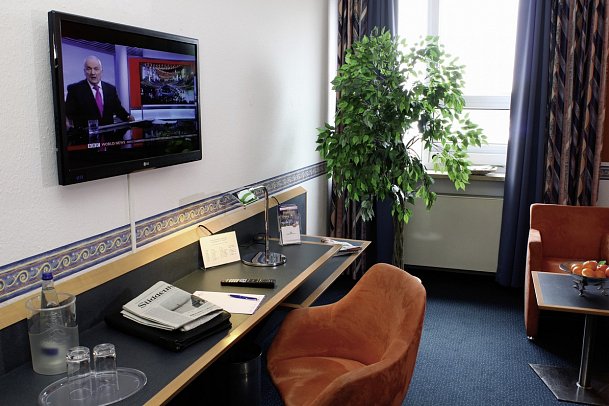 AMBER ECONTEL München - Wohnbeispiel Doppelzimmer Business (Zimmercodierungen DB1 & EB2)