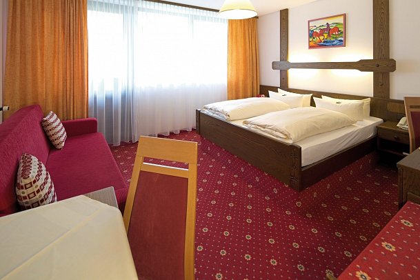 Sporthotel Wilder Kaiser - Wohnbeispiel Doppelzimmer Standard (Zimmercodierungen DG1, DC1 & FV1)