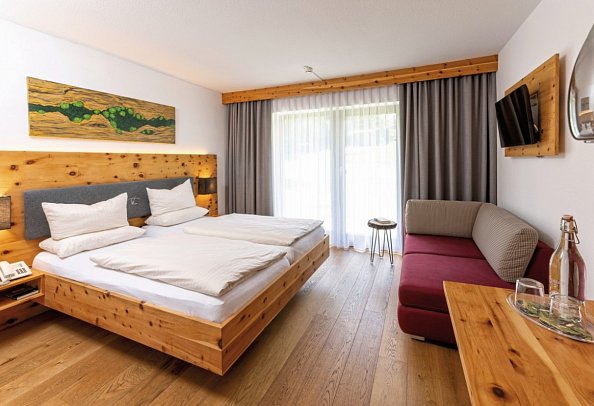 Sporthotel Wilder Kaiser - Wohnbeispiel Doppelzimmer Standard (Zimmercodierungen DG1, DC1 & FV1)