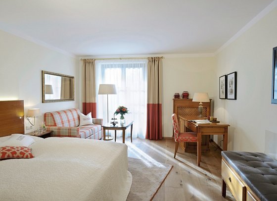 Gut Ising Chiemsee - Wohnbeispiel Doppelzimmer Komfort (Zimmercodierungen DF1 & DP3)
