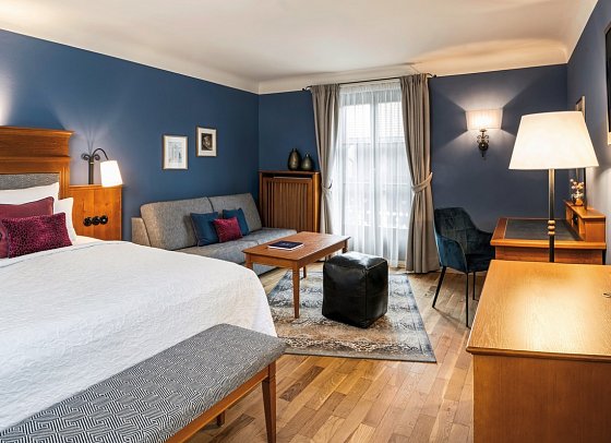 Gut Ising Chiemsee - Wohnbeispiel Doppelzimmer Komfort (Zimmercodierungen DF1 & DP3)