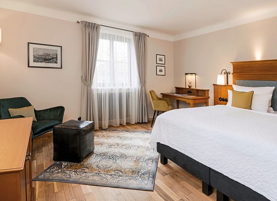 Gut Ising Chiemsee - Wohnbeispiel Doppelzimmer Standard (Zimmercodierungen DG1 & DG2)