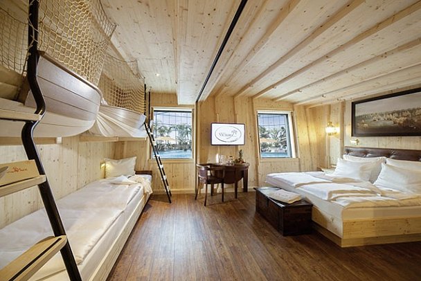 Hotel Victory Therme Erding - Wohnbeispiel Kapitänskabine (Zimmercodierung FX1)