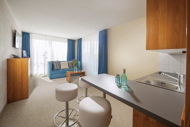 Victory Gästehaus - Wohnbeispiel Apartment (Zimmercodierung AB1)