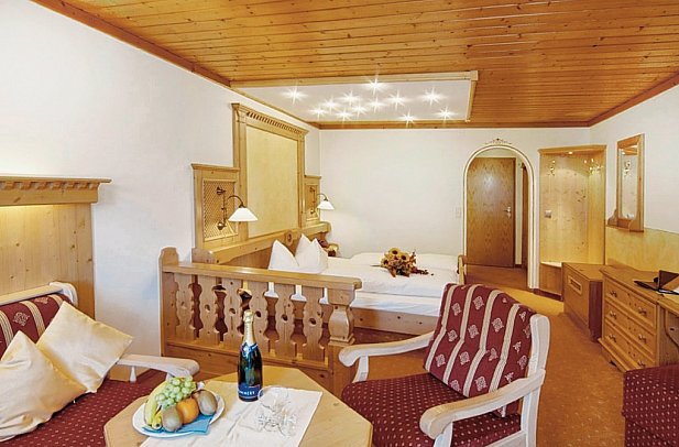 Hotel Bergheimat - Wohnbeispiel Doppelzimmer Komfort (Zimmercodierung DF1)