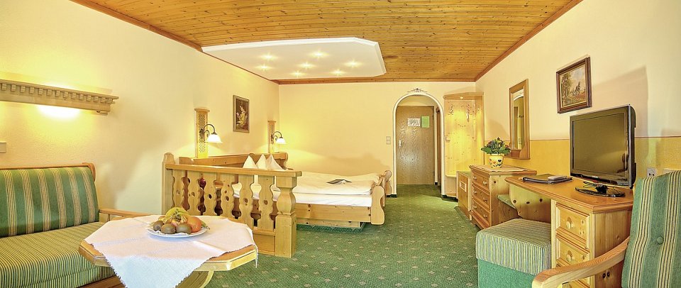 Hotel Bergheimat - Wohnbeispiel Doppelzimmer Komfort (Zimmercodierung DF1)