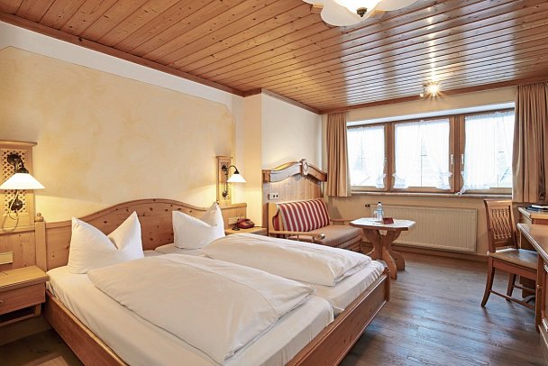 Hotel Bergheimat - Wohnbeispiel Doppelzimmer (Zimmercodierung DB1)