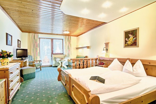 Hotel Bergheimat - Wohnbeispiel Doppelzimmer Komfort (Zimmercodierung DF1)